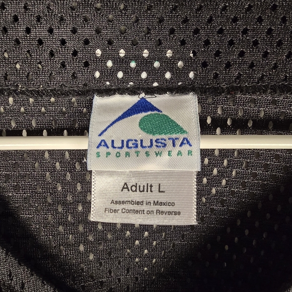 Tiger 21 Mesh Black Embroidered Baseball Jersey Large - Picture 6 of 6